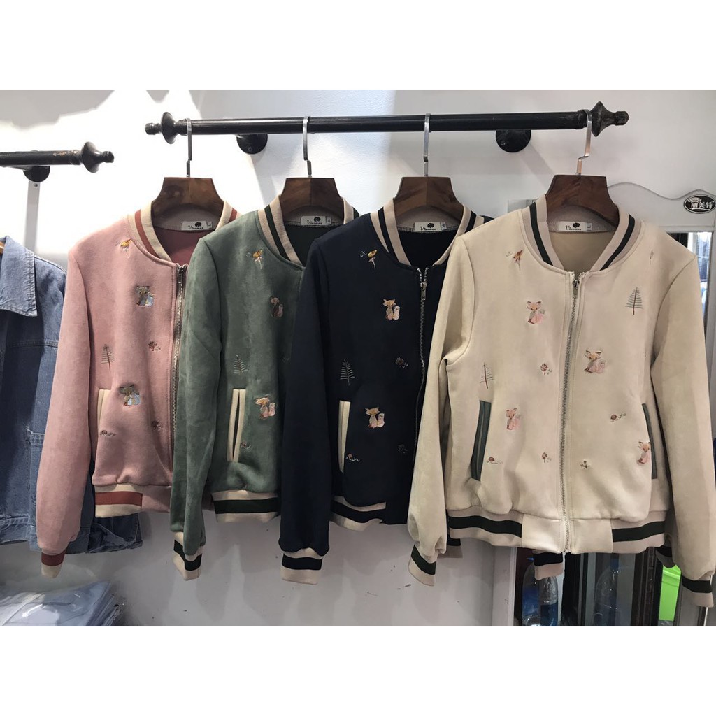 Áo bomber da lộn