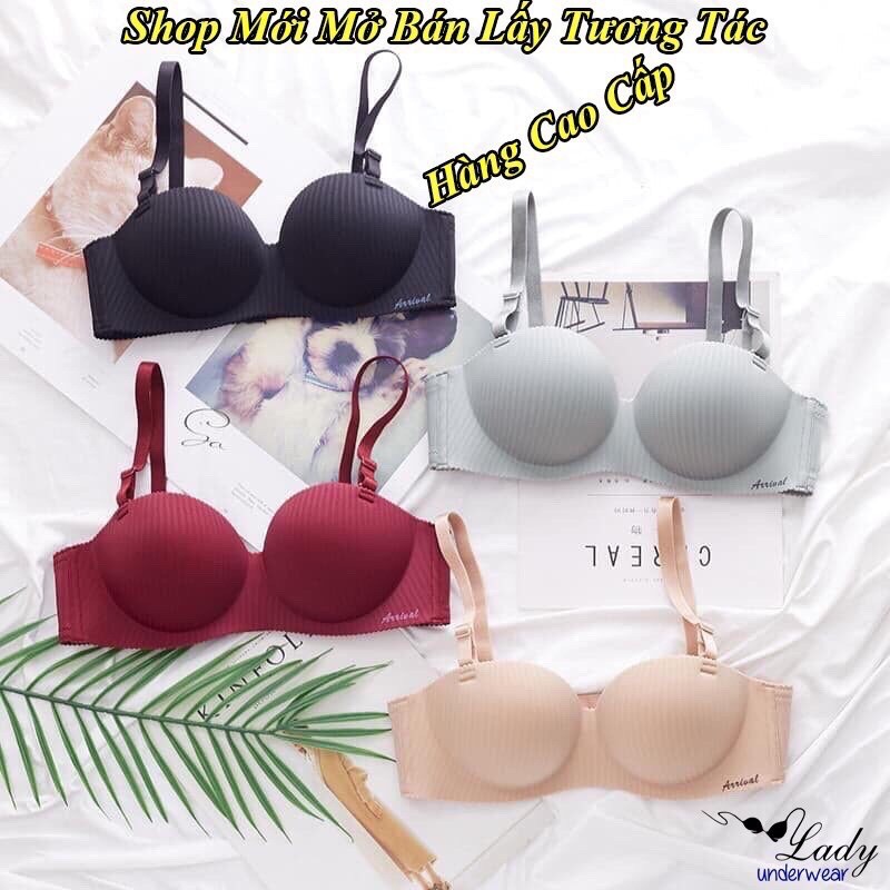 Áo lót nữ đúc su nâng ngực,áo lót nữ không gọng chốt tụt 2288 size 34/75/36/80/38/85 ạ