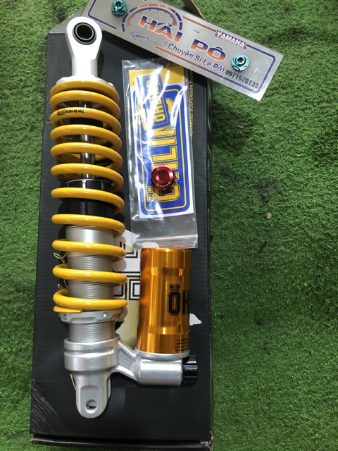 PHUỘT OHLINS MÀU VÀNG BÌNH DẦU NGƯỢC GẮN NHƯ ZIN CHO VAIRO CLICK VISION