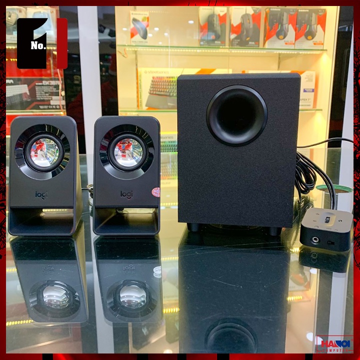Loa Mini Máy Vi Tính Để Bàn Cao Cấp 2.1 LOGITECH Z213 Loa Nghe Nhạc Laptop Pc Có Dây