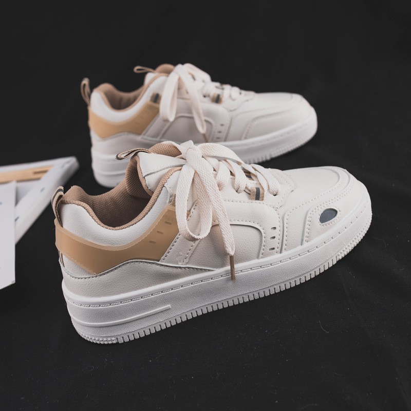 Giày Thể Thao Da Thời Trang Mùa Xuân Dành Cho Nữ 2021