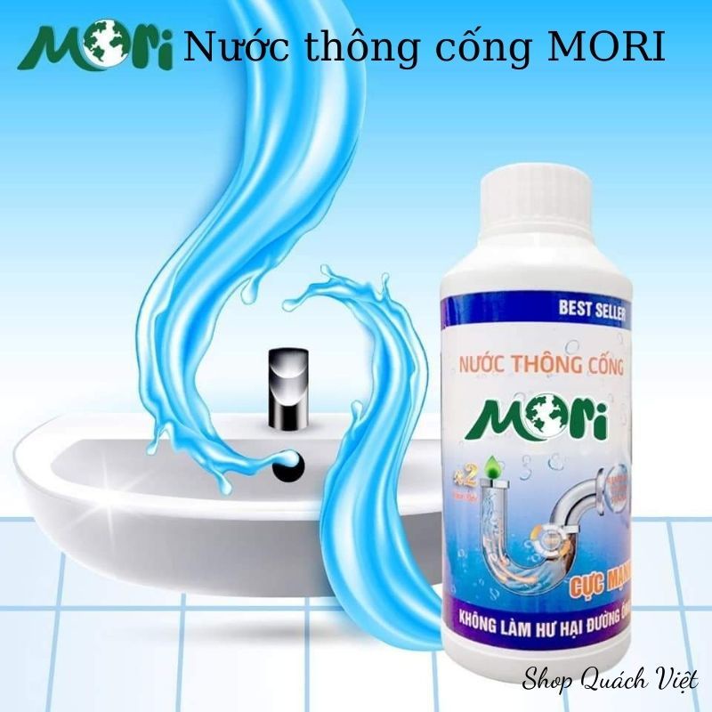 Tẩy toilet MORI hương quế, dung tích 1 lít