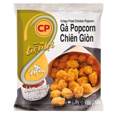 Gà rán chiên giòn CP (đùi, cánh, nugget, popcorn, gà cuộn rong biển)