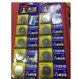 Com bo 2 vỉ pin 3v cr 2016