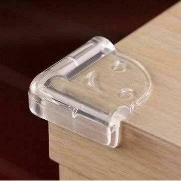 Bịt góc bàn, bọc cạnh bàn kính, cạnh tủ vuông bằng silicon giúp bảo vệ an toàn cho bé khi bị va đập