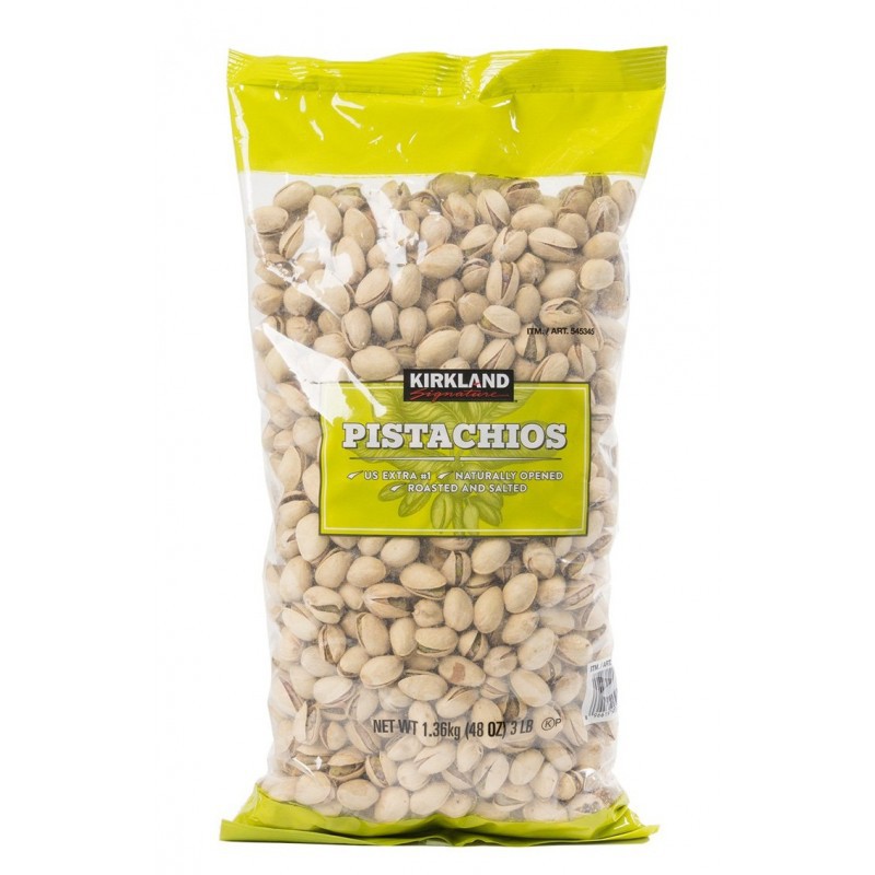 HẠT DẺ CƯỜI KIRKLAND SUGNATURE PISTACHIOS HÀNG NHẬP MỸ 1,36KG CHÍNH HÃNG - 7998