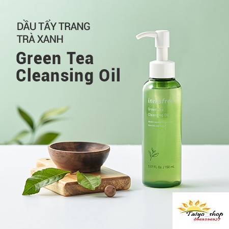 Dầu Tẩy Trang Trà Xanh Innisfree Green Tea Balancing Cleansing Oil 150ml (Da Hỗn Hợp)