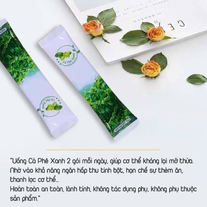 Hộp 10 gói CÀ PHÊ XANH HÀNG CÔNG TY CHÍNH HÃNG