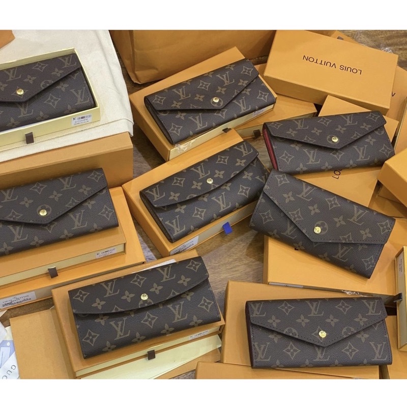 Set ví lvt nữ dáng dài, ví đựng thẻ, full box