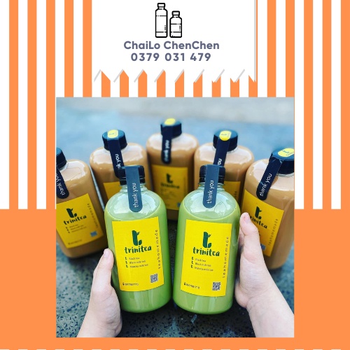 Chai Nhưa 500Ml Trung Kèm Nắp