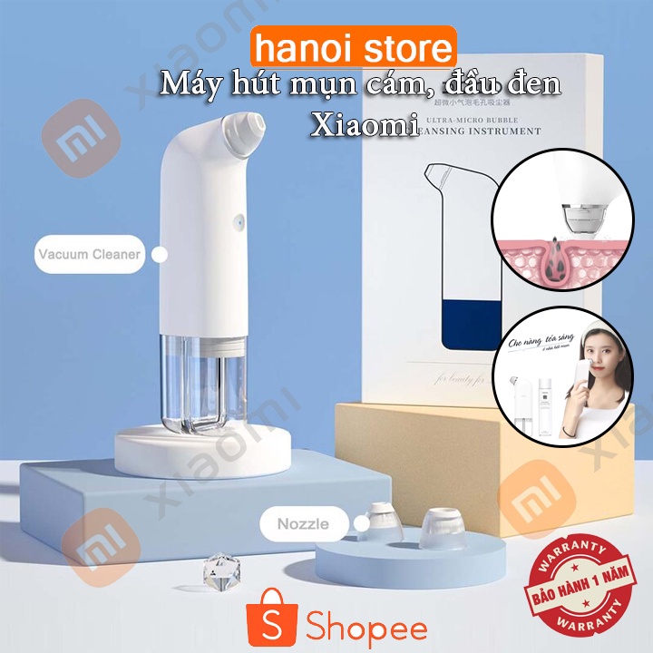 Máy Hút Mụn Xiaomi DOCO Đa Năng Thế Hệ Mới - Hút Mụn Đầu Đen, Mụn Cám, Rửa Mặt SunQueen