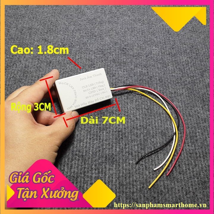 Mạch led pháo hoa có âm thanh