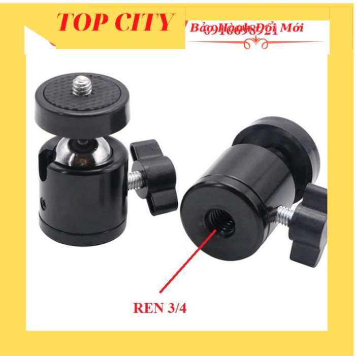 Ball head Bi Cầu Lỗ Ren LỚN 3/4 Q34