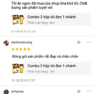Combo 3hộp Tỏi đen 1 nhánh