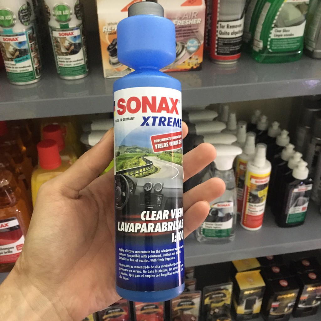 Nước đổ kính lái cao câp Sonax Xtreme Clear View 1:100 250ml 271141