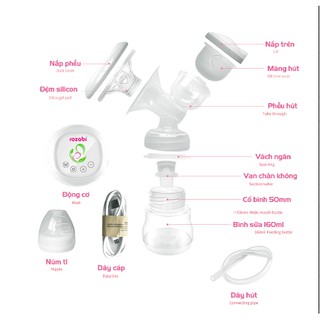 Phụ kiện máy hút sữa Rozabi