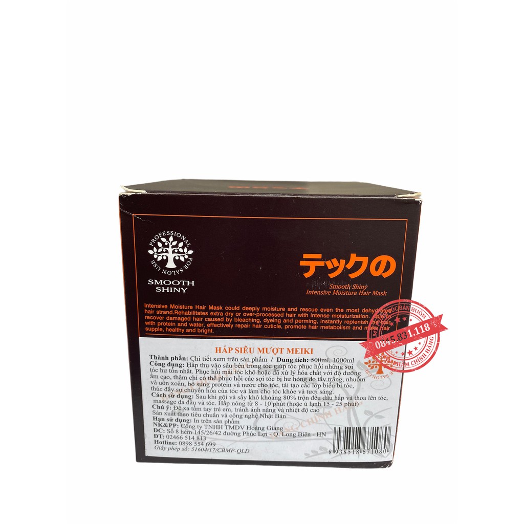 Kem Hấp - Ủ- Xả Meki 500ML Siêu Mềm Mượt | Tóc Hết Khô Xơ, Hết Gãy Rụng, Hết Hư Tổn, Hết Chẻ Ngọn| Hàng Chính Hãng CT32