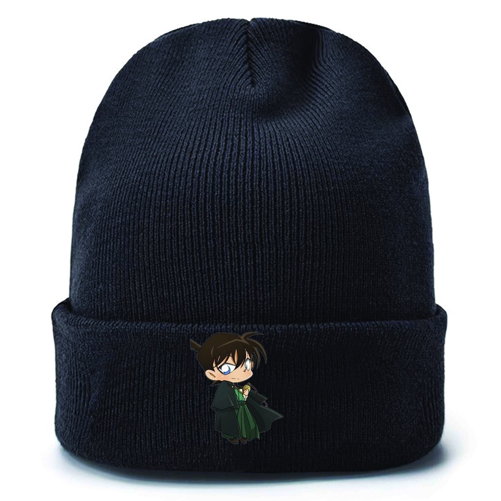 Mũ len in hình DETECTIVE CONAN THÁM TỬ LỪNG DANH anime chibi xinh xắn thời trang nam nữ