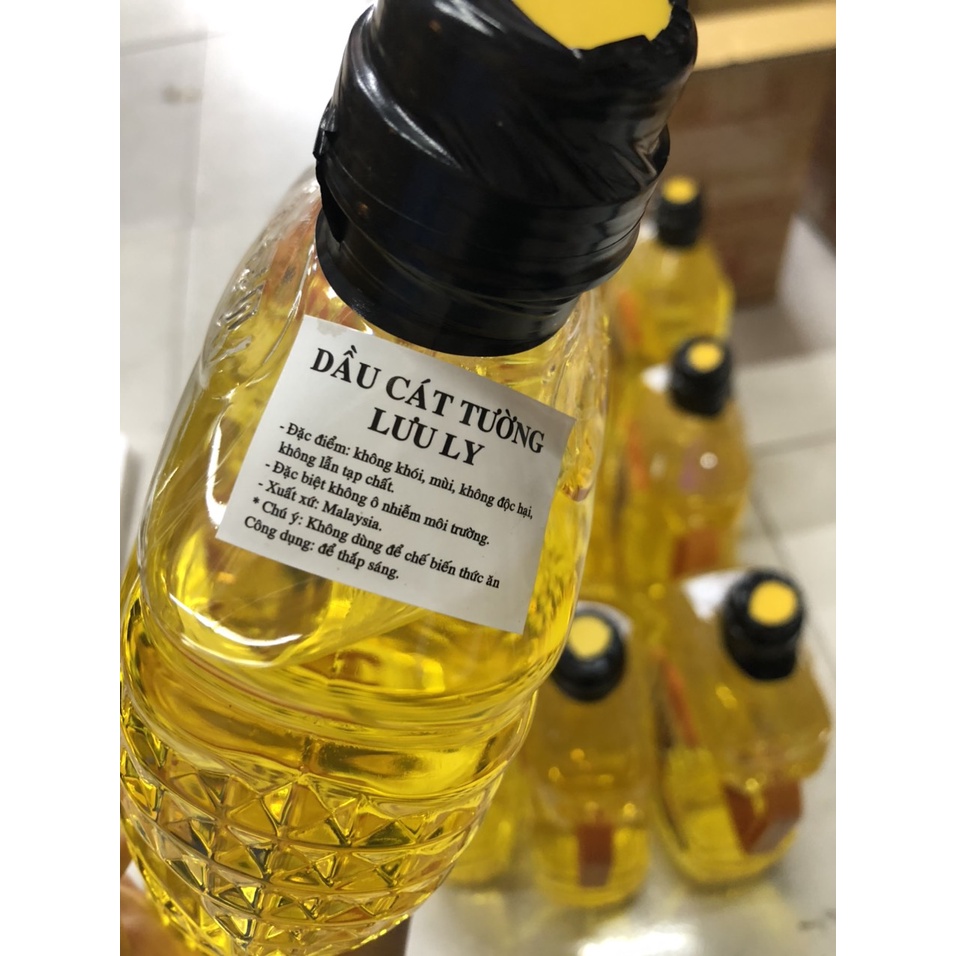 Dầu Lưu Ly Cát Tường Bàn Tay Phật chai nặng 1kg