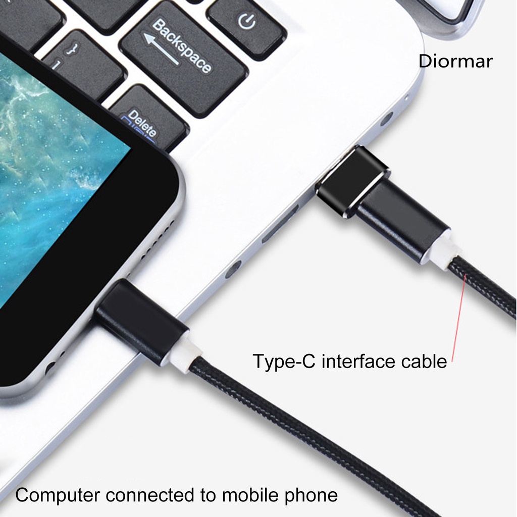 Đầu Chuyển Đổi Dữ Liệu Usb Type C Bằng Hợp Kim Nhôm Chống Oxy Hóa Cho Điện Thoại / Laptop / Pc