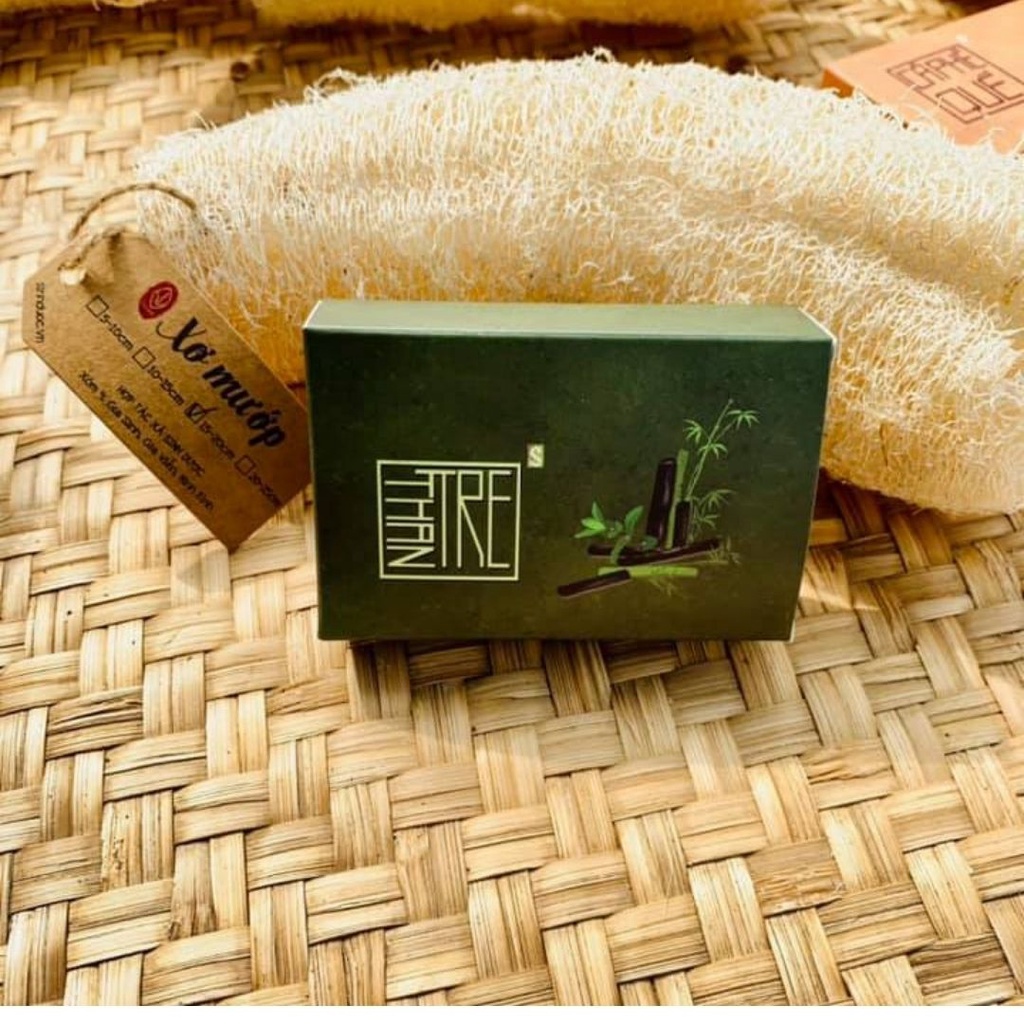Xà bông sinh dược than tre, xà phòng handmade từ thiên nhiên giúp dưỡng da, tẩy da chết. | BigBuy360 - bigbuy360.vn