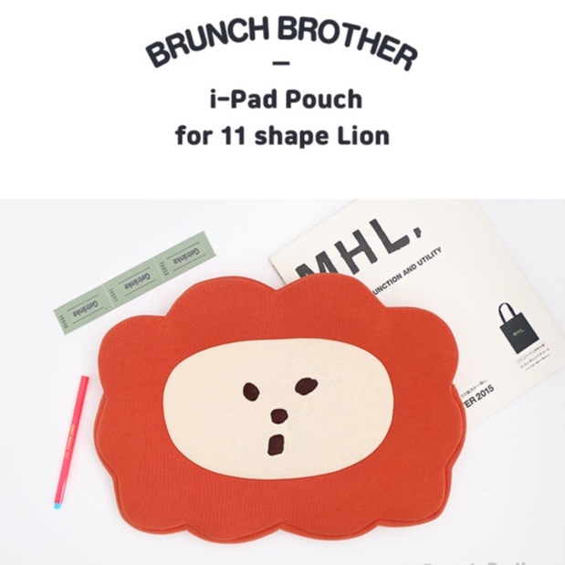 Túi đựng máy tính bảng ipad 11inch Leo Brunch Brother bằng vải phong cách Hàn Quốc chống sốc - FUNSHOP - Cobi Home