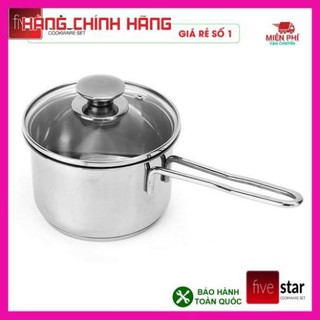 Nồi quấy bột inox 3 đáy 14 cm Fivestar Q14-3DG, quánh bột, nồi nấu bột fivestar, chống dính tuyệt đối.