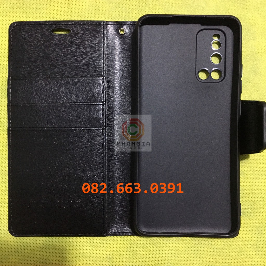 Bao da sang trọng có nắp gập dành cho Vivo V19