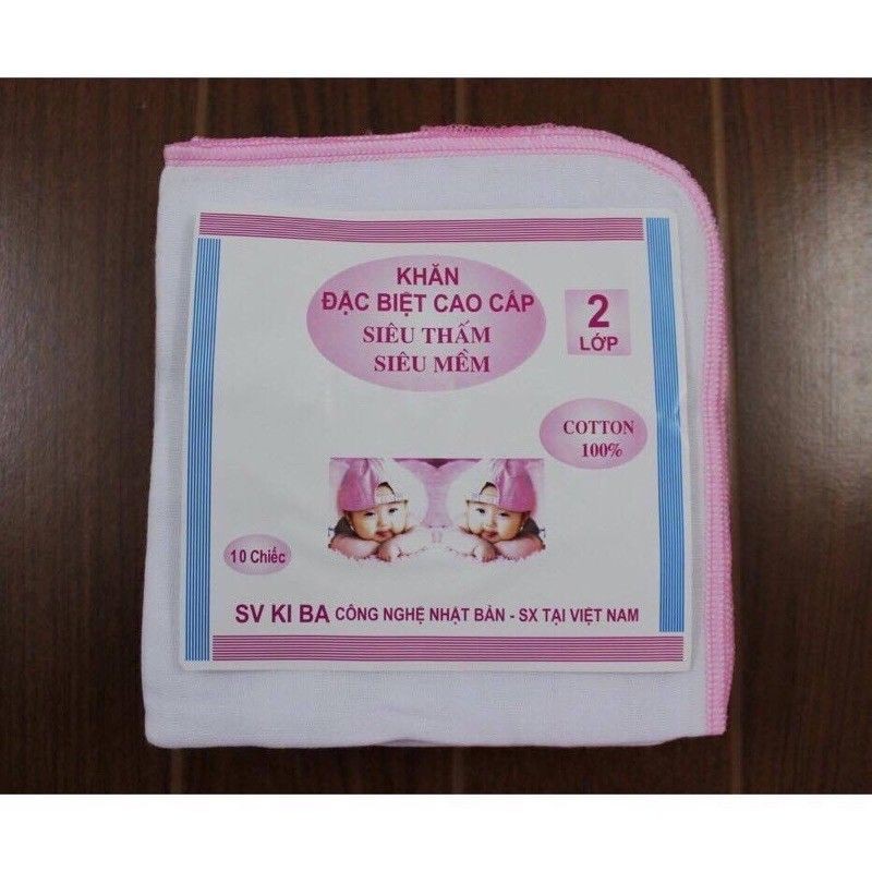 Bán lấy Tương Tác, Khăn Sữa KiBa 2 Lớp Siêu Mềm Siêu Thấm cho bé.