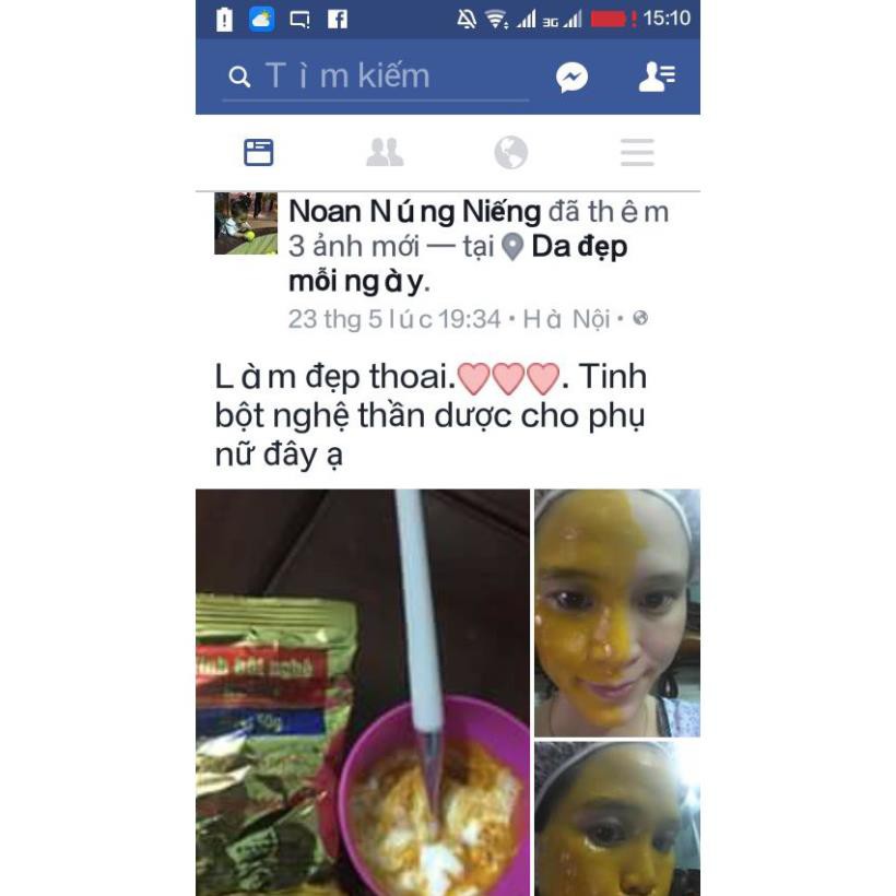 Tinh bột nghệ kc-05 500g (2 hộp 250g)