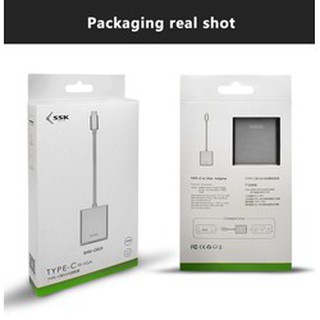 Cáp chuyển USB Type-C sang VGA SSK SHU-C015
