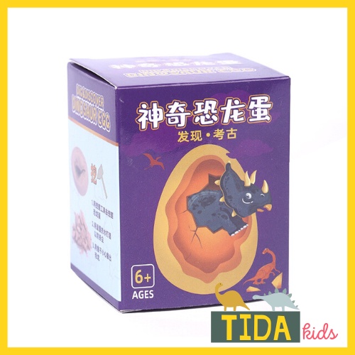 Mô Hình Đồ Chơi Khai Quật Hóa Thạch Trứng Khủng Long Mini Cho Bé, Đồ Chơi Khoa Học Khảo Cổ Dinosaur Egg TiDa Kids Shop