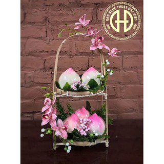 Oản Đào Tiên Chiều Quê 5 Quả - Oản Tài Lộc - Oản Đức Hiếu