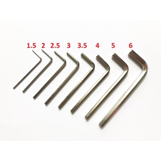Khóa lục giác lục lăng chữ L 1.5 2 2.5 3 3.5 4 5 6mm