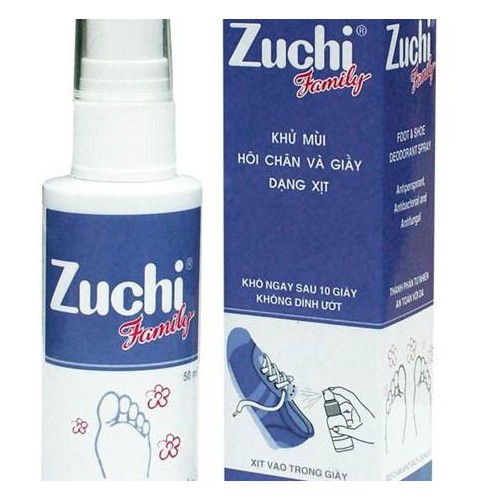 ZUCHI FAMILY - XỊT KHỬ MÙI HÔI CHÂN VÀ GIÀY