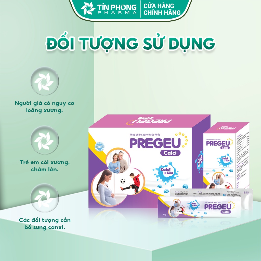 PREGEU CALCI – Calci Từ Sữa Bổ Sung Canxi, Phát Triển Chiều Cao Tối Ưu, Xương Răng Chắc Khỏe Cho Cả Gia Đình TTP049