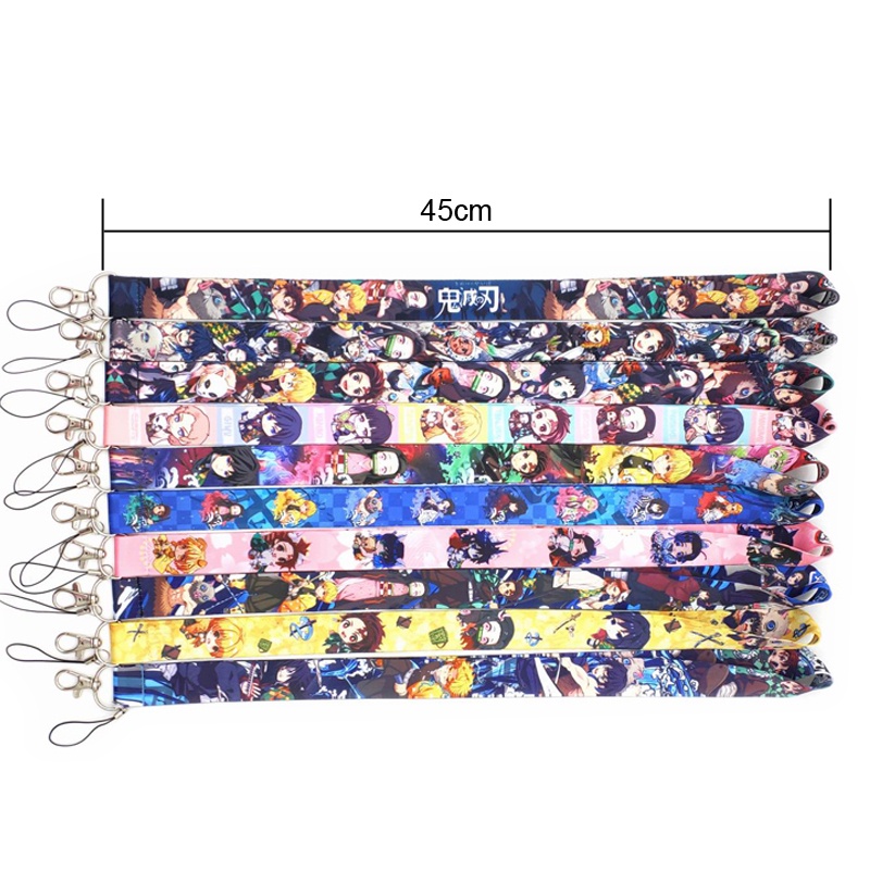 Dây đeo cổ họa tiết hoạt hình Demon Slayer cho điện thoại/thẻ ID