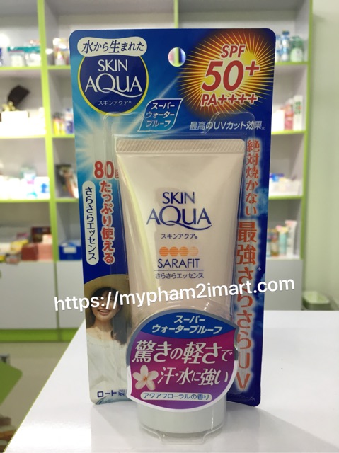 Kem chống nắng Skin Aqua Sarafit UV Essence SPF 50+/PA++++