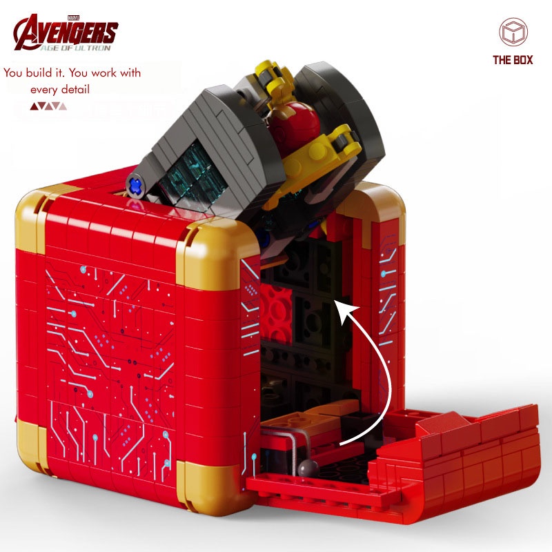 Đồ Chơi Lắp Ráp LEGO BOX Mô Hình Chiếc Hộp Bí Ẩn Biến Hình Mario, Iron Man, Minecraft Siêu Dễ Thương và Ngộ Nghĩnh