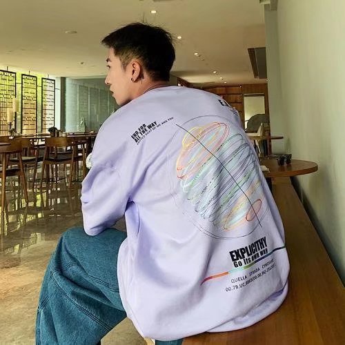 Áo Thun Tay Ngắn Dáng Rộng In Hình Phong Cách Hip hop Thời Trang Mùa Hè Cá Tính Cho Nam