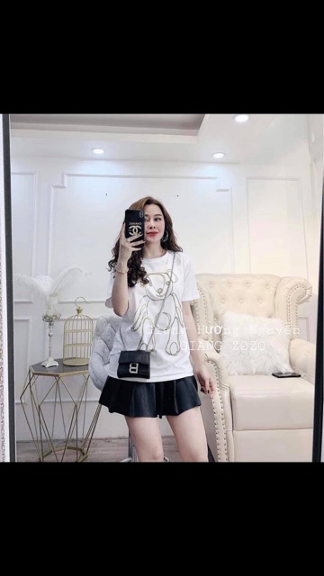 Áo phông gấu tai khoá BYE0320