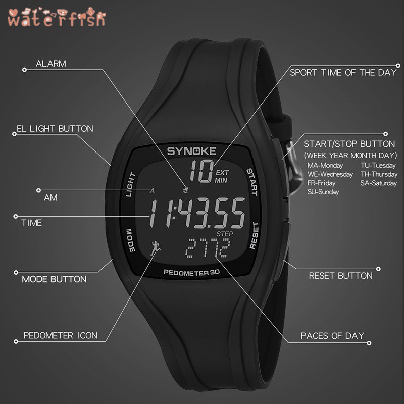 Đồng Hồ Điện Tử Thể Thao Chống Nước Cho Nam | BigBuy360 - bigbuy360.vn