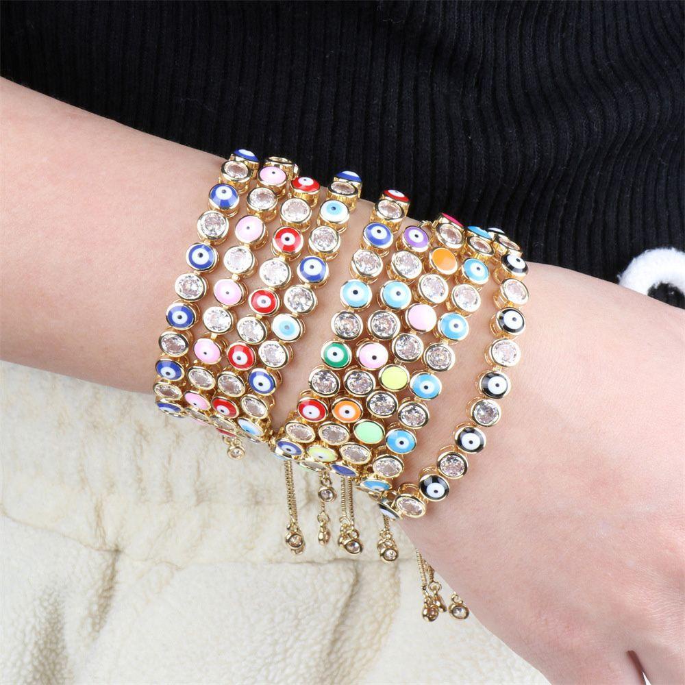 Vòng Tay Mắt Quỷ Thời Trang|Vòng Đeo Tay Có Thể Điều Chỉnh Kích Cỡ