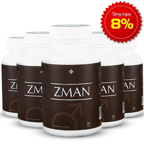 THANH LÝ CHẤT LƯỢNG KHÔNG ĐỔI ZMAN - Hỗ trợ dứt điểm tình trạng rối loạn cương dương, xuất tinh sớm