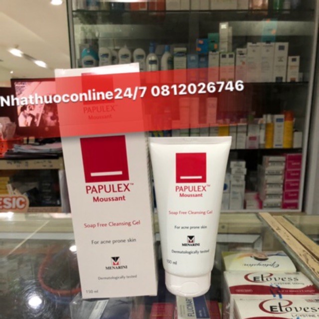 ✅GEL RỬA MẶT PAPULEX SOAP FREE CLEANSING GEL (150ml)