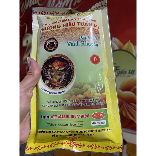 Cám Vành Khuyên Gột mộc số 0 Tuấn Mi