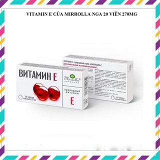 VITAMIN E NGA DẠNG VỈ - XÁCH TAY NGA