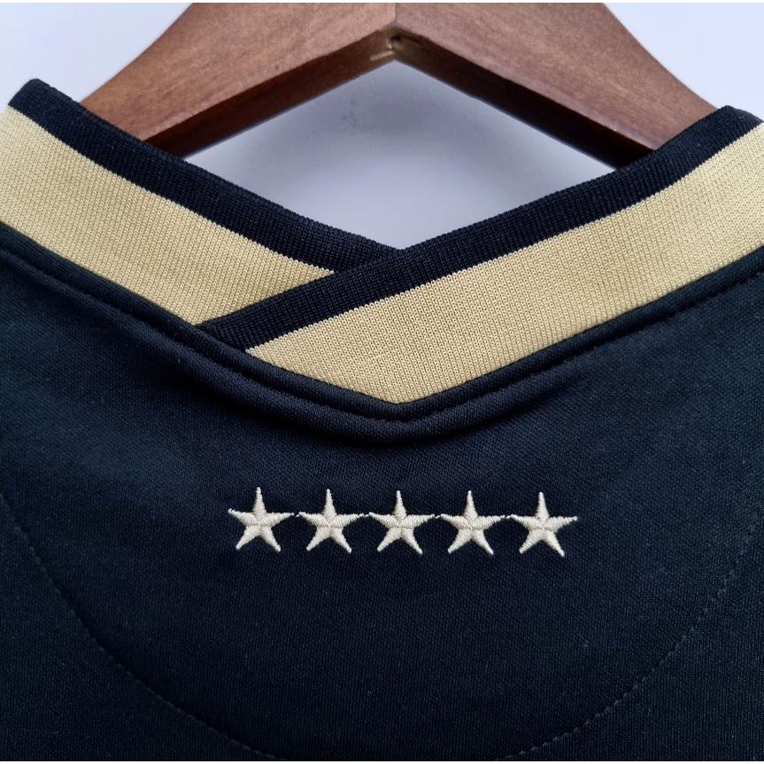 Áo Thun Đá Banh Màu Đen Số 2022-23 Thời Trang Cho Nam