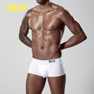 Quần boxer nam cotton trắng thoáng mát