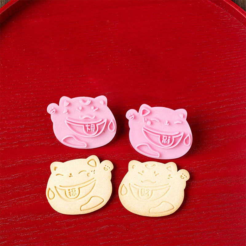 Set 2 Khuôn Nhựa Cắt Bánh Quy Đa Năng Tiện Dụng